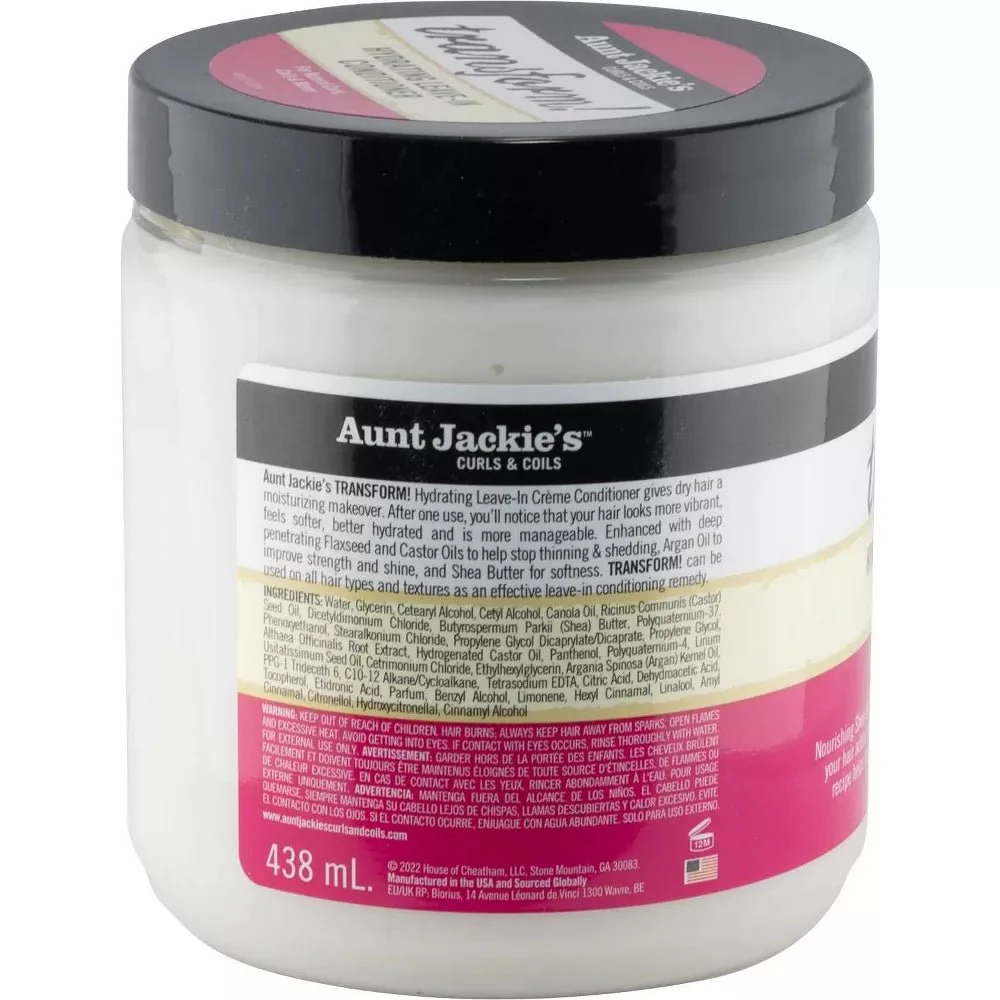 Aunt Jackie's Transform Hydrating Leave-In Conditioner – 15 fl oz - Image 4