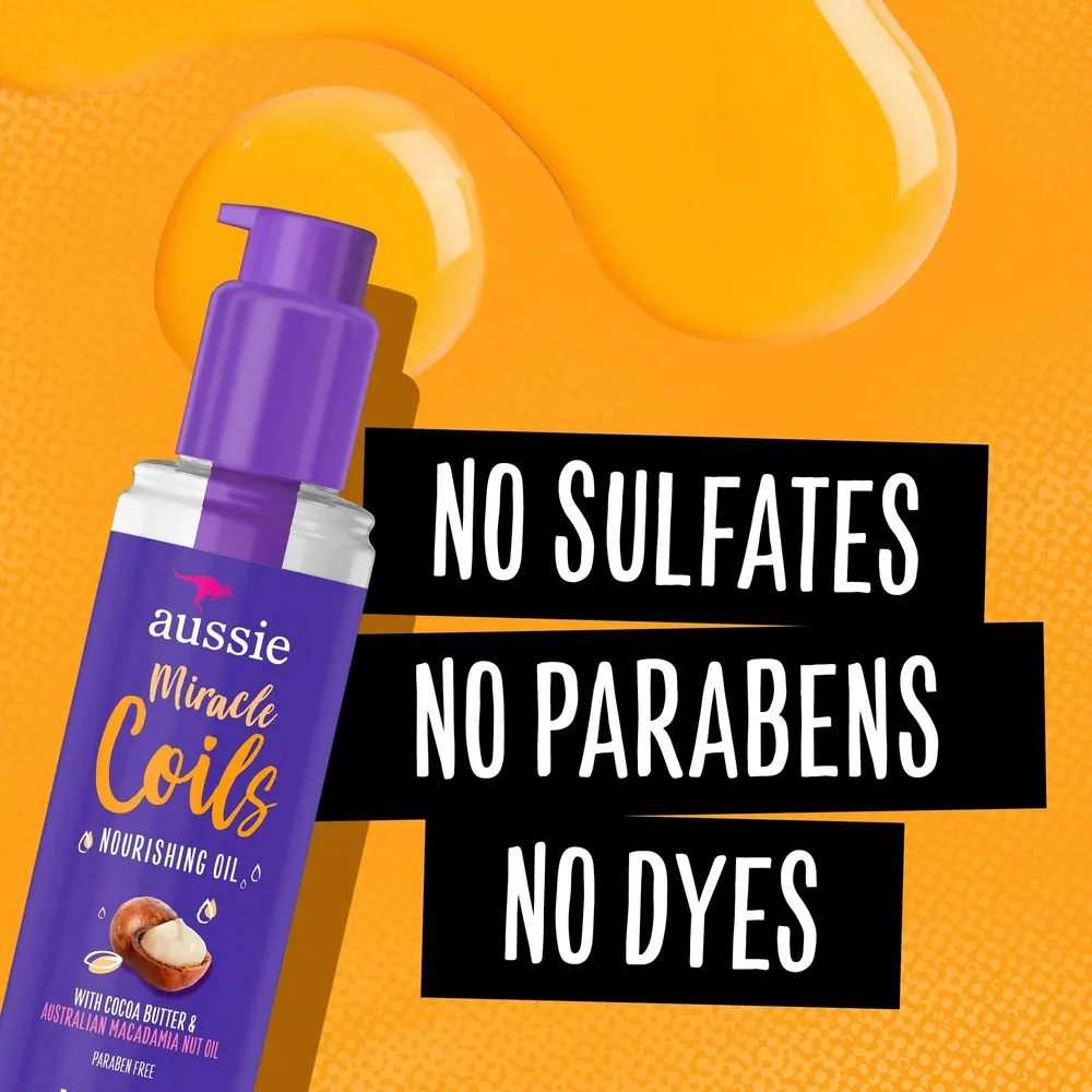 Aussie Miracle Coils Collection – Shampoo, Scalp Serum & Nourishing Oil - Image 4