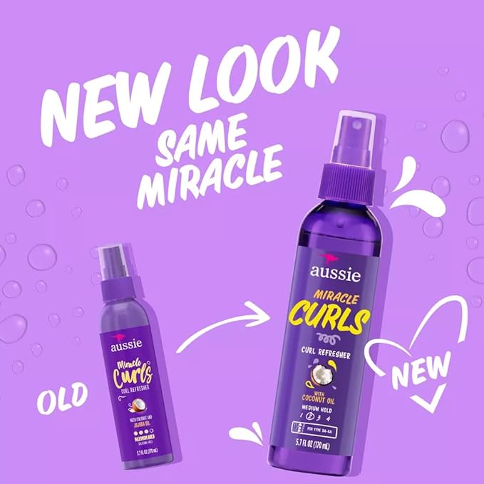Aussie Miracle Curls 2nd Day Curl Activator – 8.5oz - Image 3