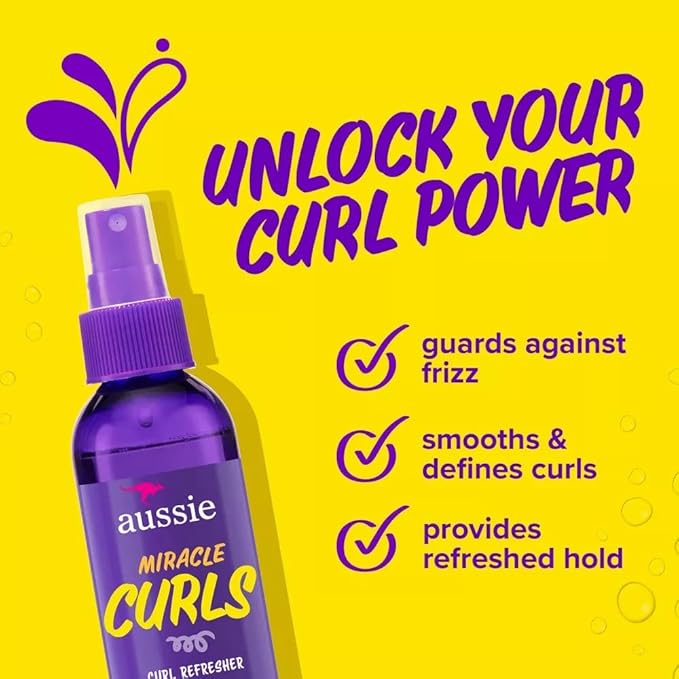 Aussie Miracle Curls 2nd Day Curl Activator – 8.5oz - Image 4
