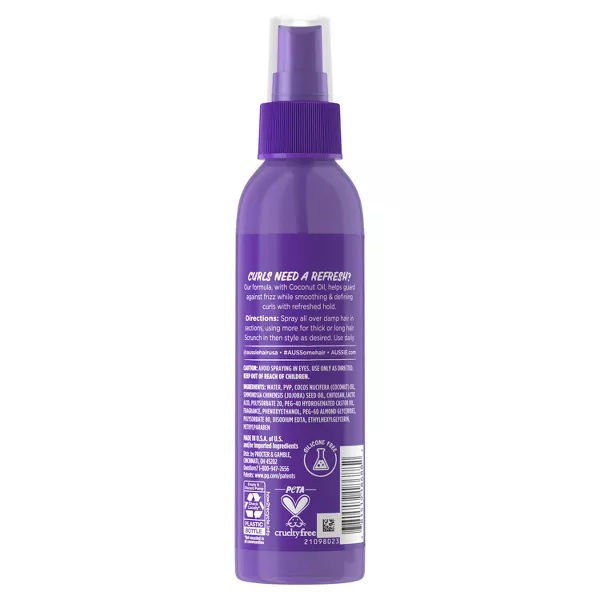 Aussie Miracle Curls Co-Wash, Curl Cream & Refresher Spray Gel Set - Image 8