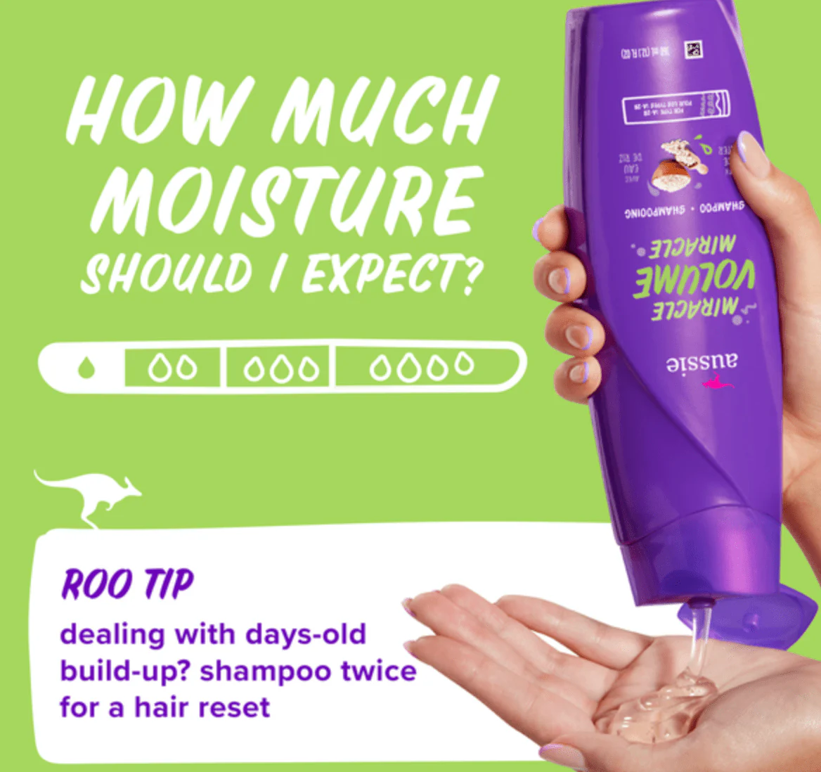 Aussie Miracle Volume Shampoo Rice Water β 12.1oz - Image 4