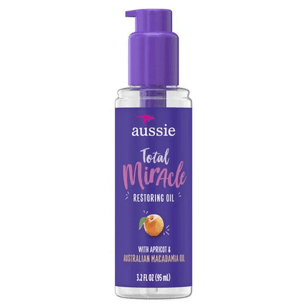 Aussie Total Miracle Restoring Oil – Apricot, 3.2oz