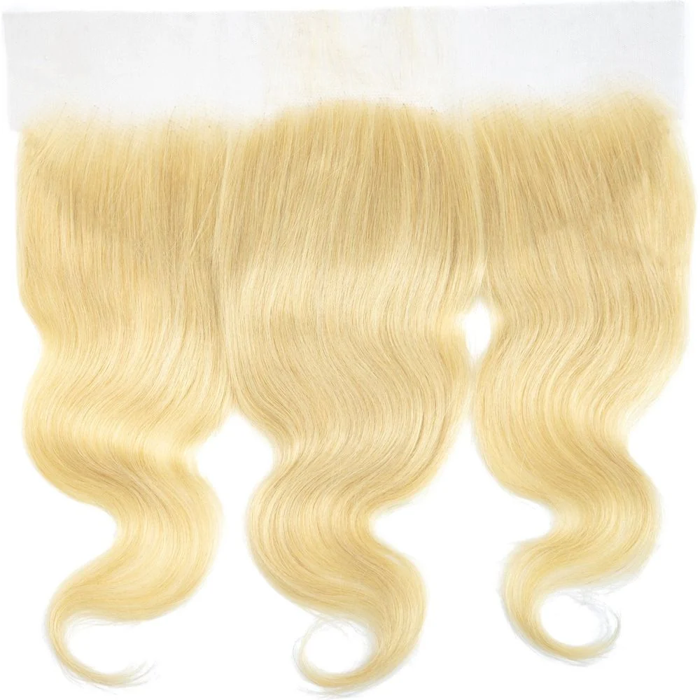 B & B Gold 100% Brazilian Human Hair 13x4 Lace Frontal - #613 - Image 3