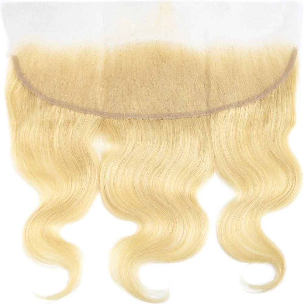 B & B Gold 100% Brazilian Human Hair 13x4 Lace Frontal - #613 - Image 4
