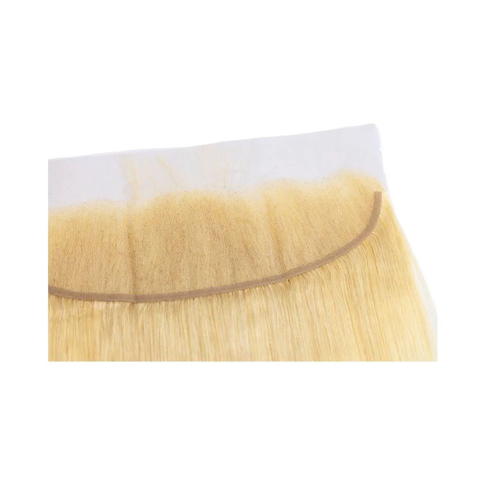 B & B Gold 100% Brazilian Human Hair 13x4 Lace Frontal - #613 - Image 5
