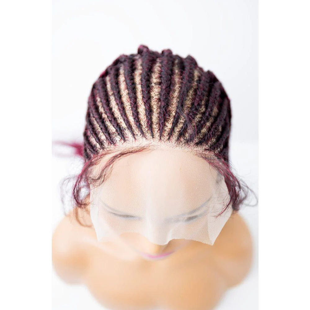 B & B Knotless Synthetic 100% Full HD Lace Wig - Fulani V 24" - Image 2