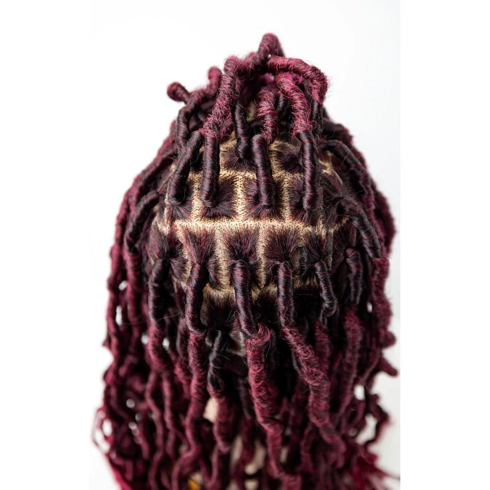 B & B Knotless Synthetic 100% Full HD Lace Wig - Knotless Loc - Image 3
