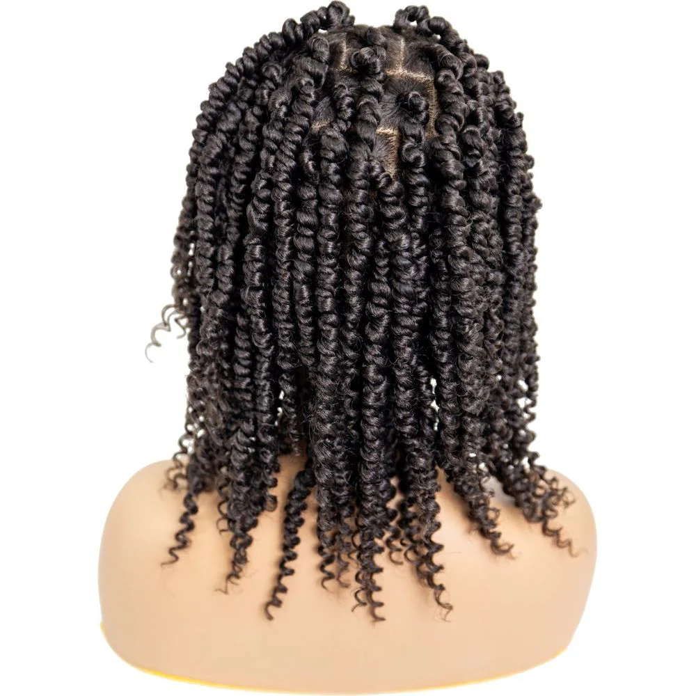 B & B Knotless Synthetic 100% Full HD Lace Wig - Spring Twist 12"