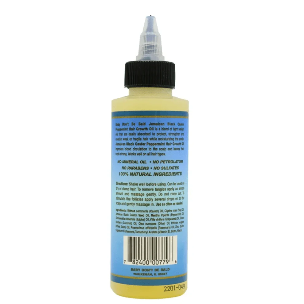 Baby Don’t Be Bald Castor Hair Growth Oil – 3 Variants - Image 3