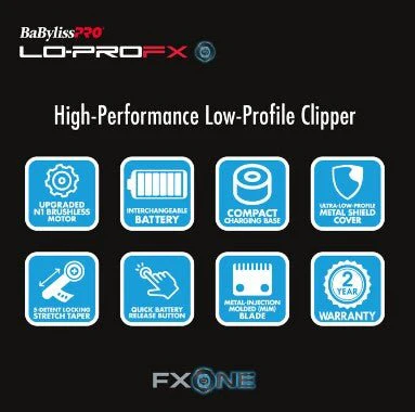 BaByliss PRO FXONE Lo-ProFX Hair Clipper - Image 3