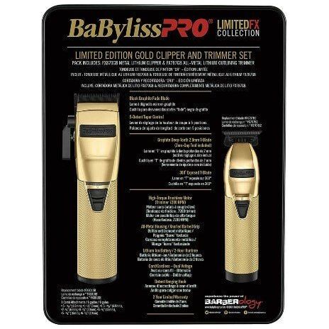 BaByliss PRO Limited FX Collection Gold Clipper & Trimmer - Image 4