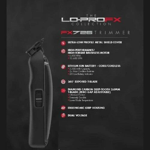 Babyliss PRO LO-PROFX High Performance Low Profile Trimmer - Image 3