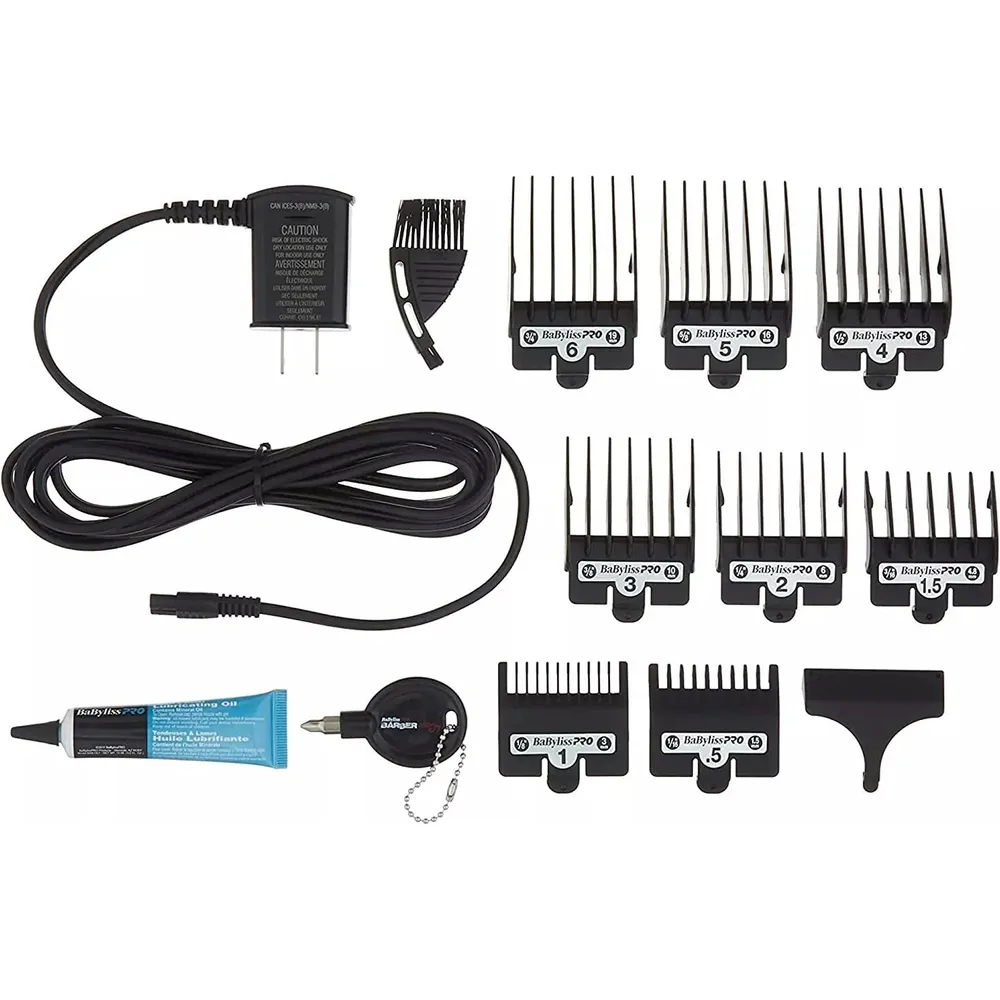 BaBylissPRO BlackFX & SilverFX Metal Clipper/Trimmer - Image 8