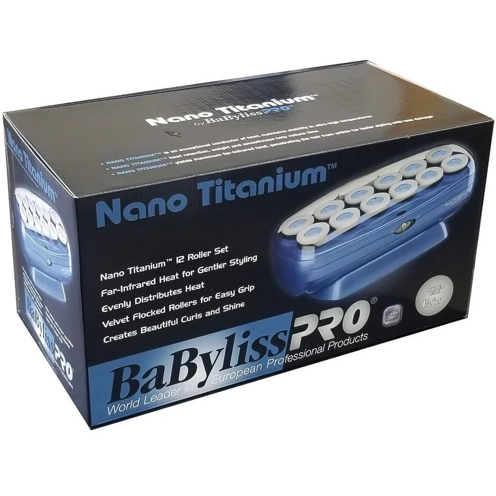 BaBylissPRO Nano Titanium 12 Jumbo Hot Roller Set - Image 3