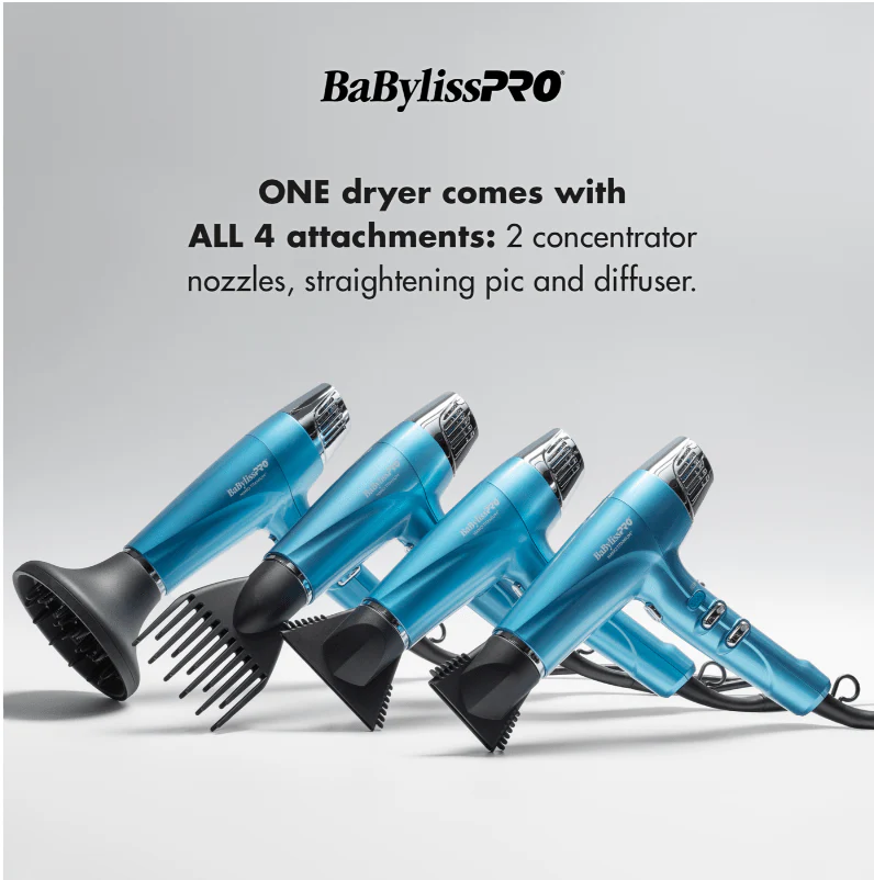 BaBylissPRO Nano Titanium Dual Ionic Dryer – 1875W - Image 4