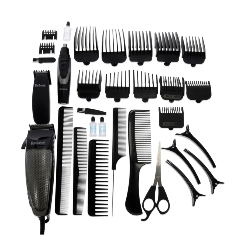 Barbasol 30‑Piece Deluxe Grooming Kit – Clipper + Trimmers - Image 3