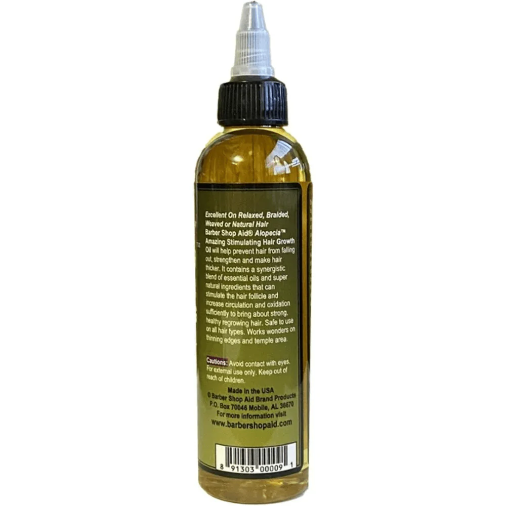 Barber Shop Aid Alopecia Hair Growth Oil - 4 oz - Image 2