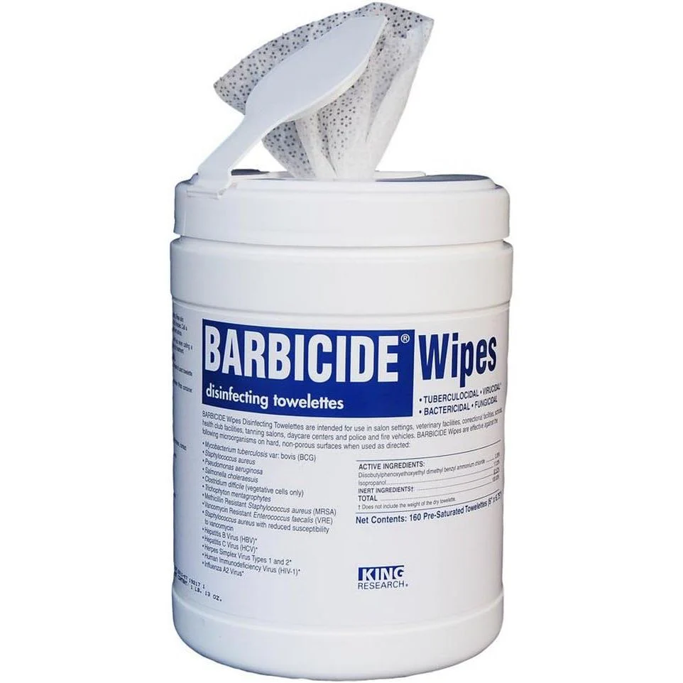 Barbicide Disinfecting Wipes – 13 oz