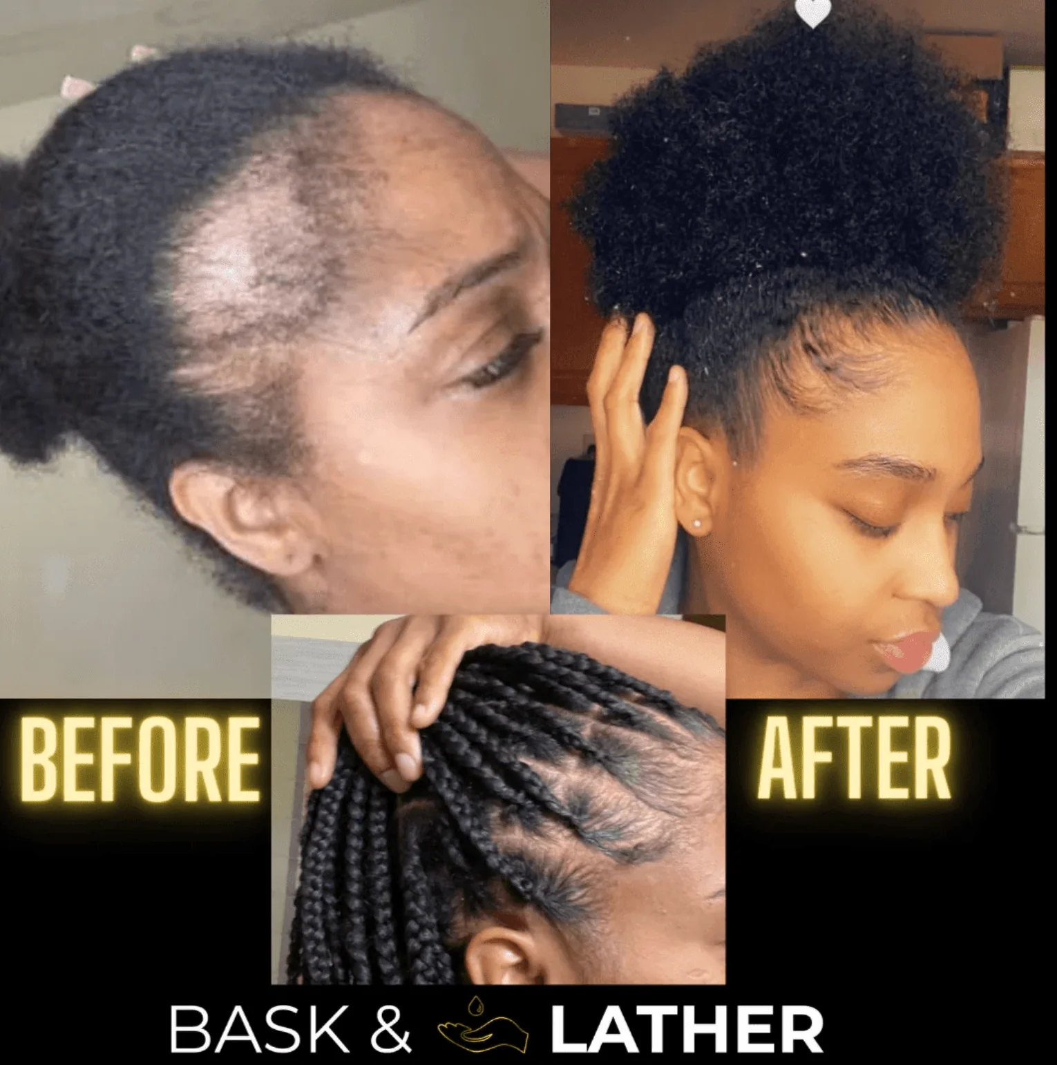 Bask & Lather Scalp Stimulator Hair Oil - Image 4