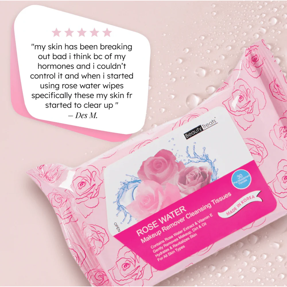 Beauty Treats Makeup Remover Cleansing Tissues - Image 5