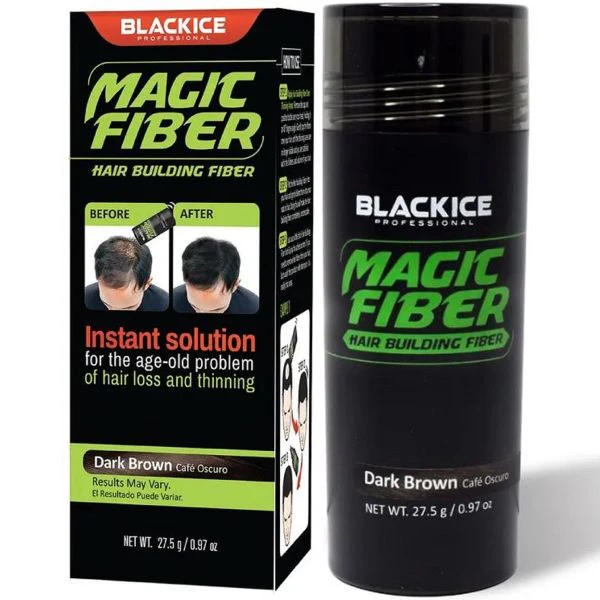 Black Ice Magic Fiber Hair Building Fiber - Image 2