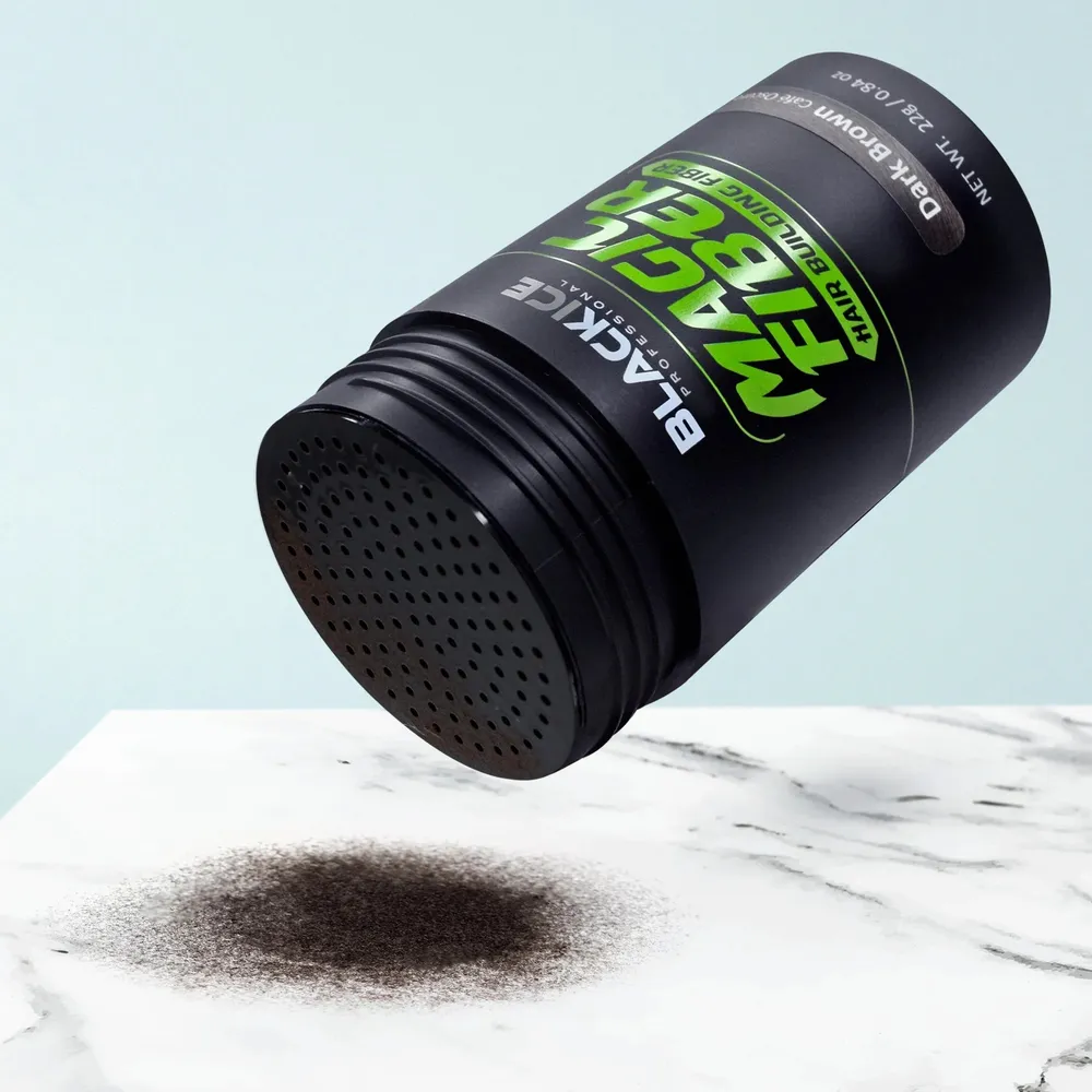 Black Ice Magic Hair Fiber – 0.97 oz - Image 2