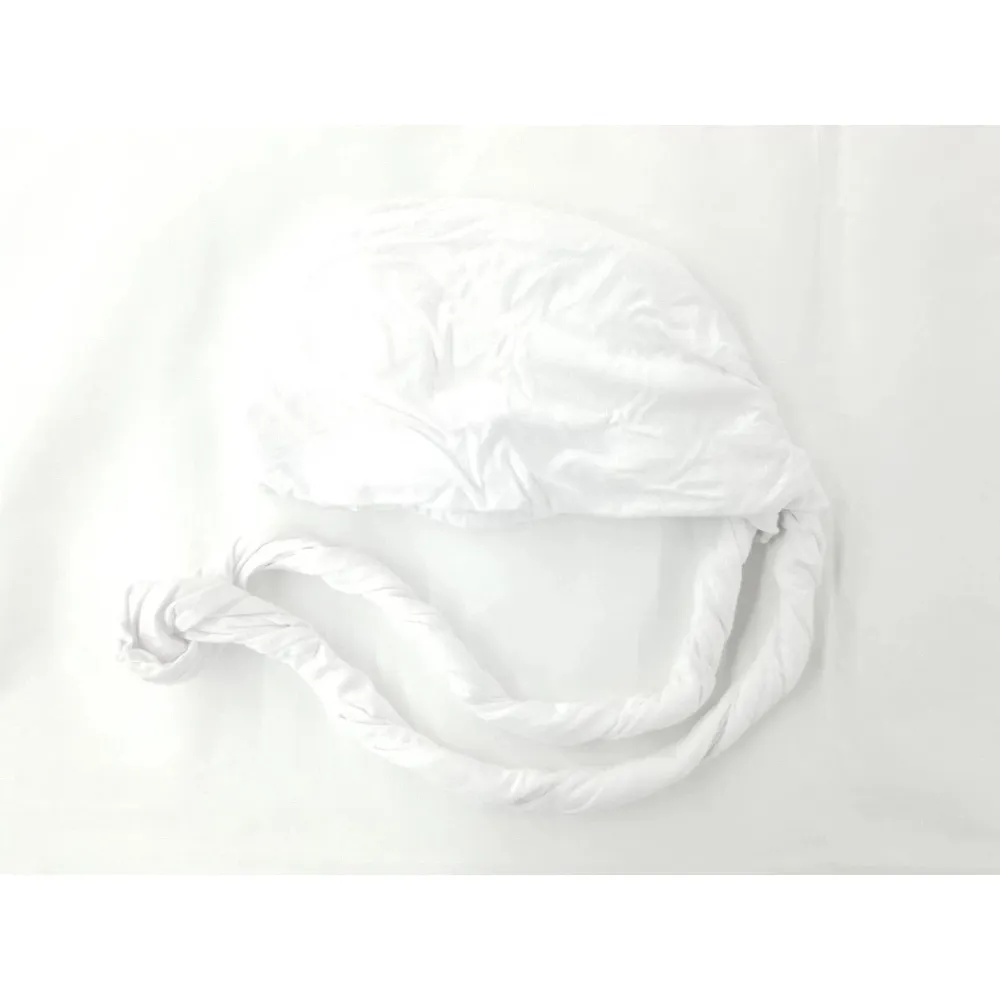 Black Ice Professional Pre-Tied Silky Satin Lined Turban M/L - Image 10