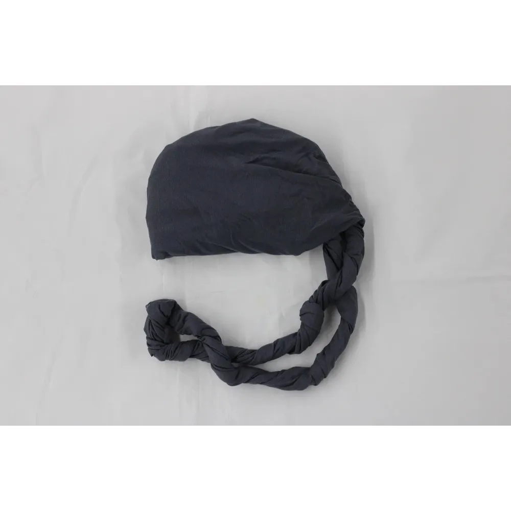 Black Ice Professional Pre-Tied Silky Satin Lined Turban M/L - Image 4