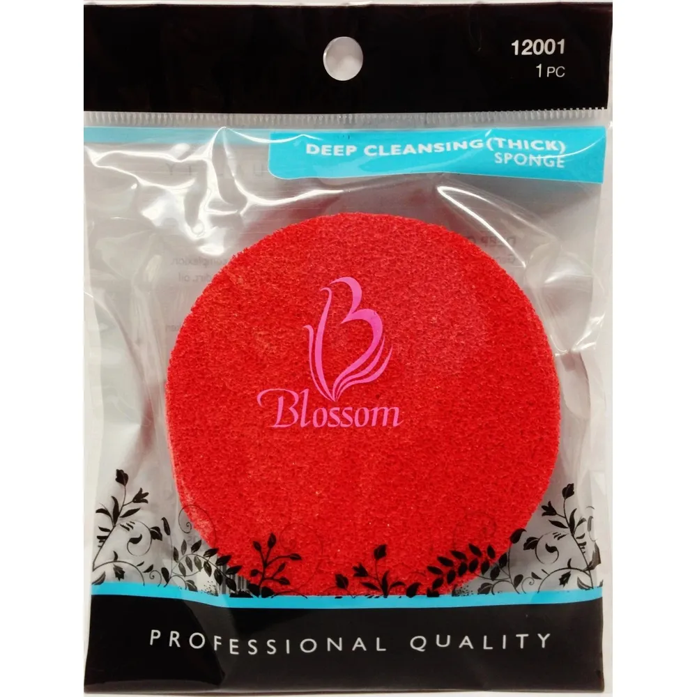 Blossom Deep Cleansing Thick Sponge โ 1pc