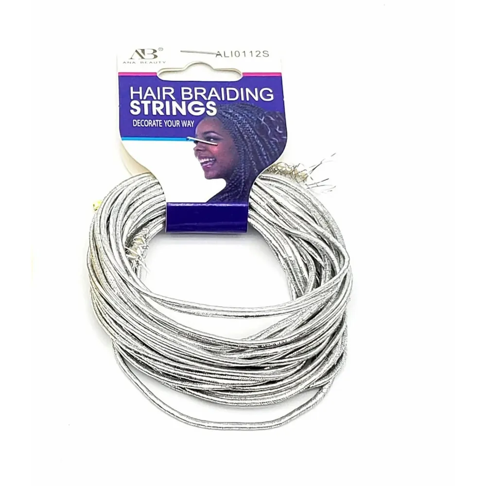 AB Hair Braiding Strings - Metallic Thread - Image 3