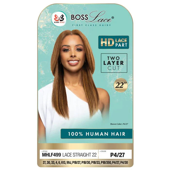 Bobbi Boss Boss 100% Human Hair Lace Part Wig ā MHLF499 - Image 6