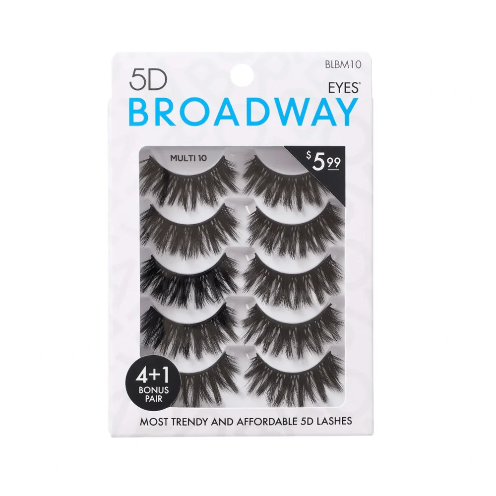 Broadway by Kiss 5 Pair False Eyelash Multipack - Image 10
