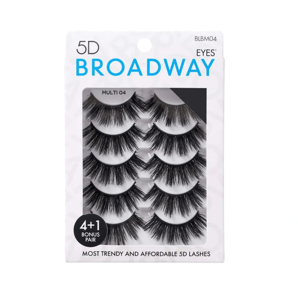 Broadway by Kiss 5 Pair False Eyelash Multipack - Image 4