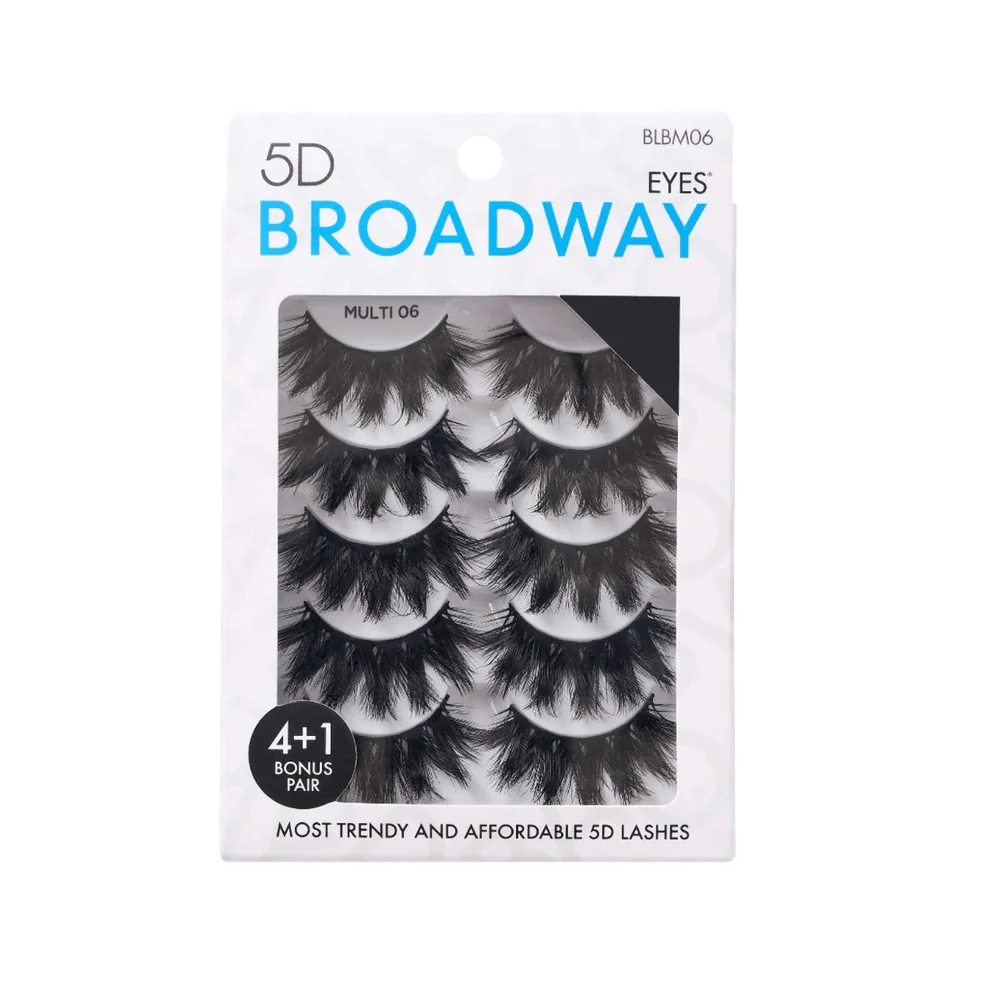 Broadway by Kiss 5 Pair False Eyelash Multipack - Image 6