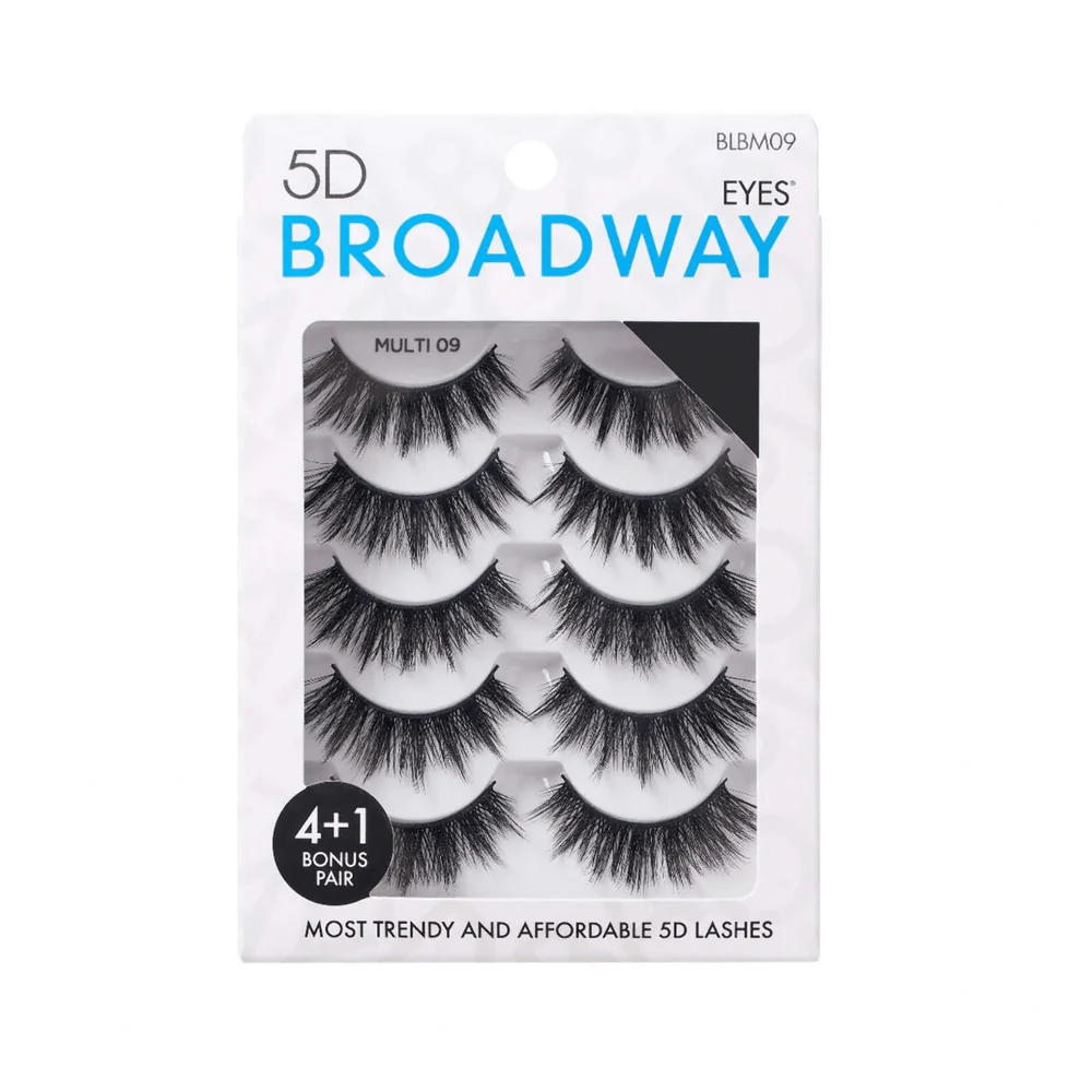 Broadway by Kiss 5 Pair False Eyelash Multipack - Image 9