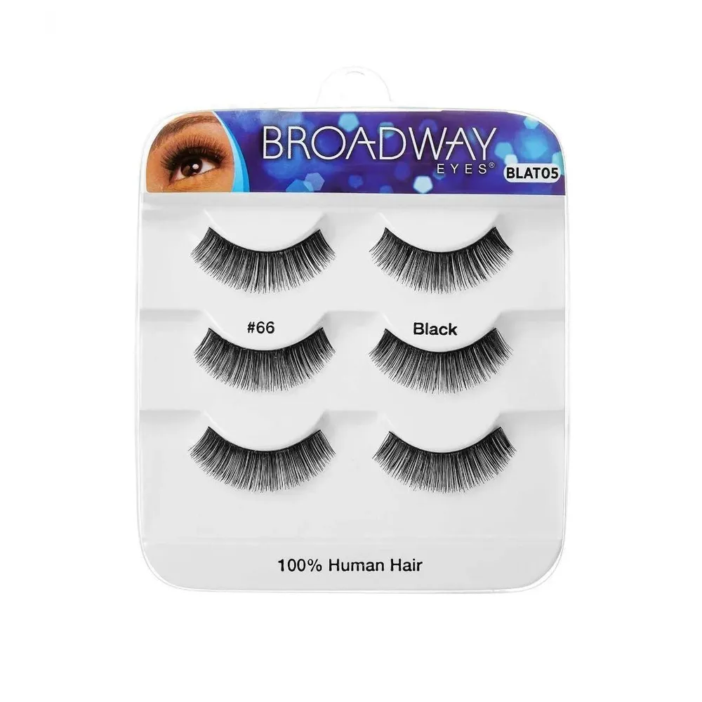 Broadway Eyes 100% Human Hair Strip Lashes – 3 Pack - Image 3