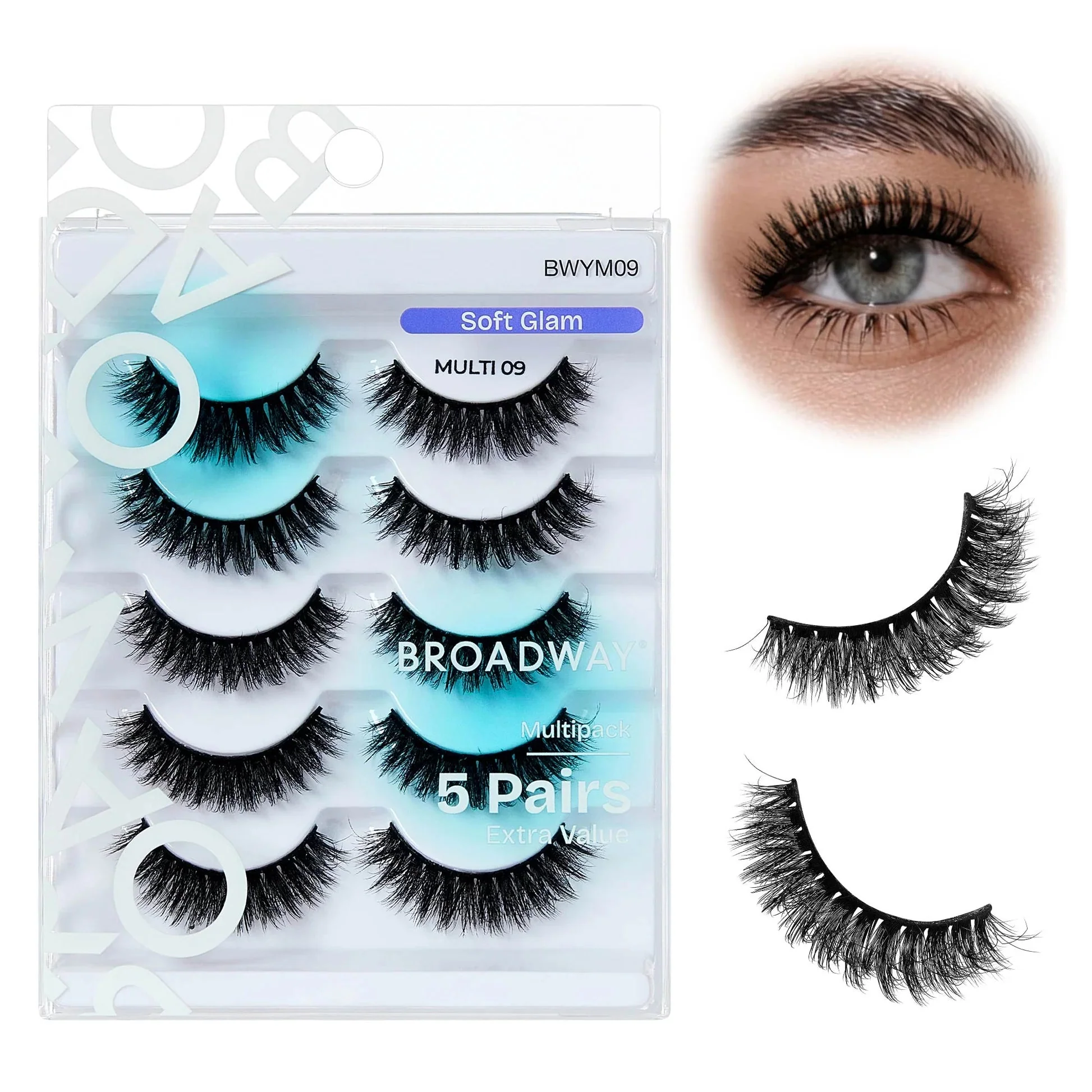 Broadway Faux Mink Strip Eyelashes β Multipack - Image 11