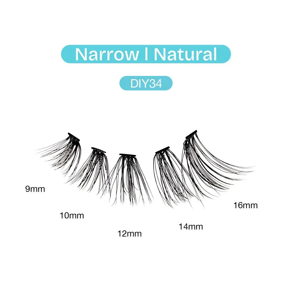 Broadway Natural DIY Cluster Lashes β 112-140pcs - Image 10