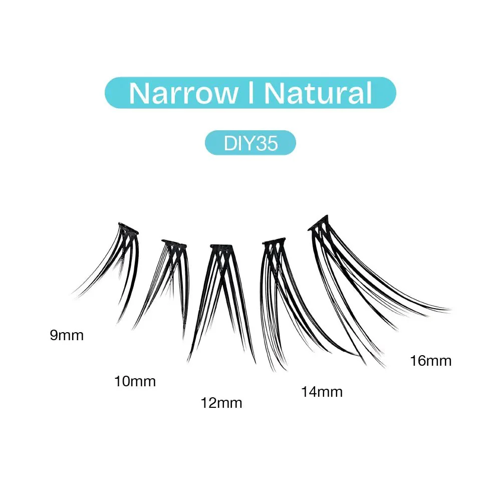 Broadway Natural DIY Cluster Lashes β 112-140pcs - Image 12
