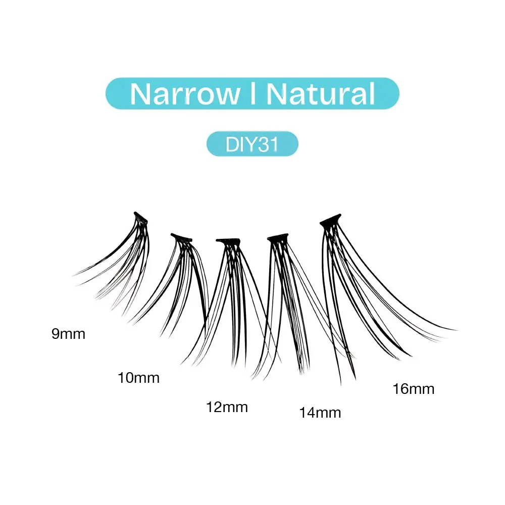 Broadway Natural DIY Cluster Lashes β 112-140pcs - Image 4