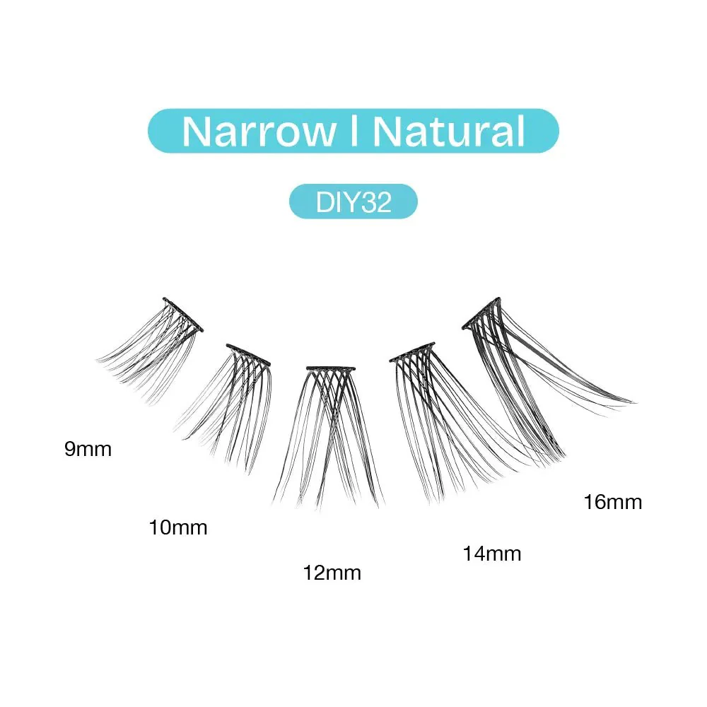 Broadway Natural DIY Cluster Lashes β 112-140pcs - Image 6