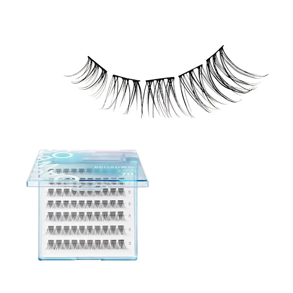 Broadway Natural DIY Cluster Lashes – (70–77pcs) - Image 8