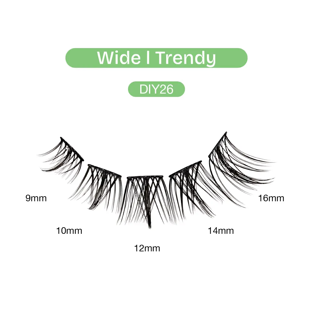 Broadway Trendy DIY Cluster Lashes – (70–112pcs) - Image 6
