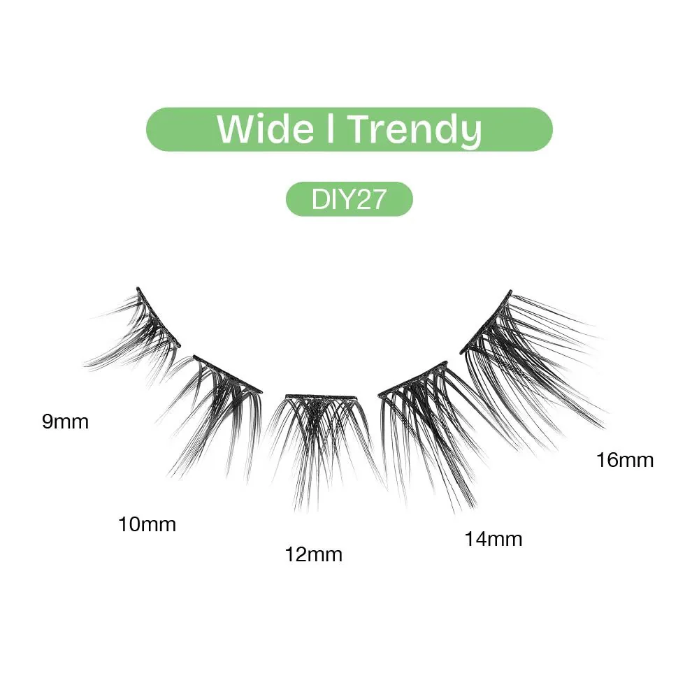 Broadway Trendy DIY Cluster Lashes – (70–112pcs) - Image 8