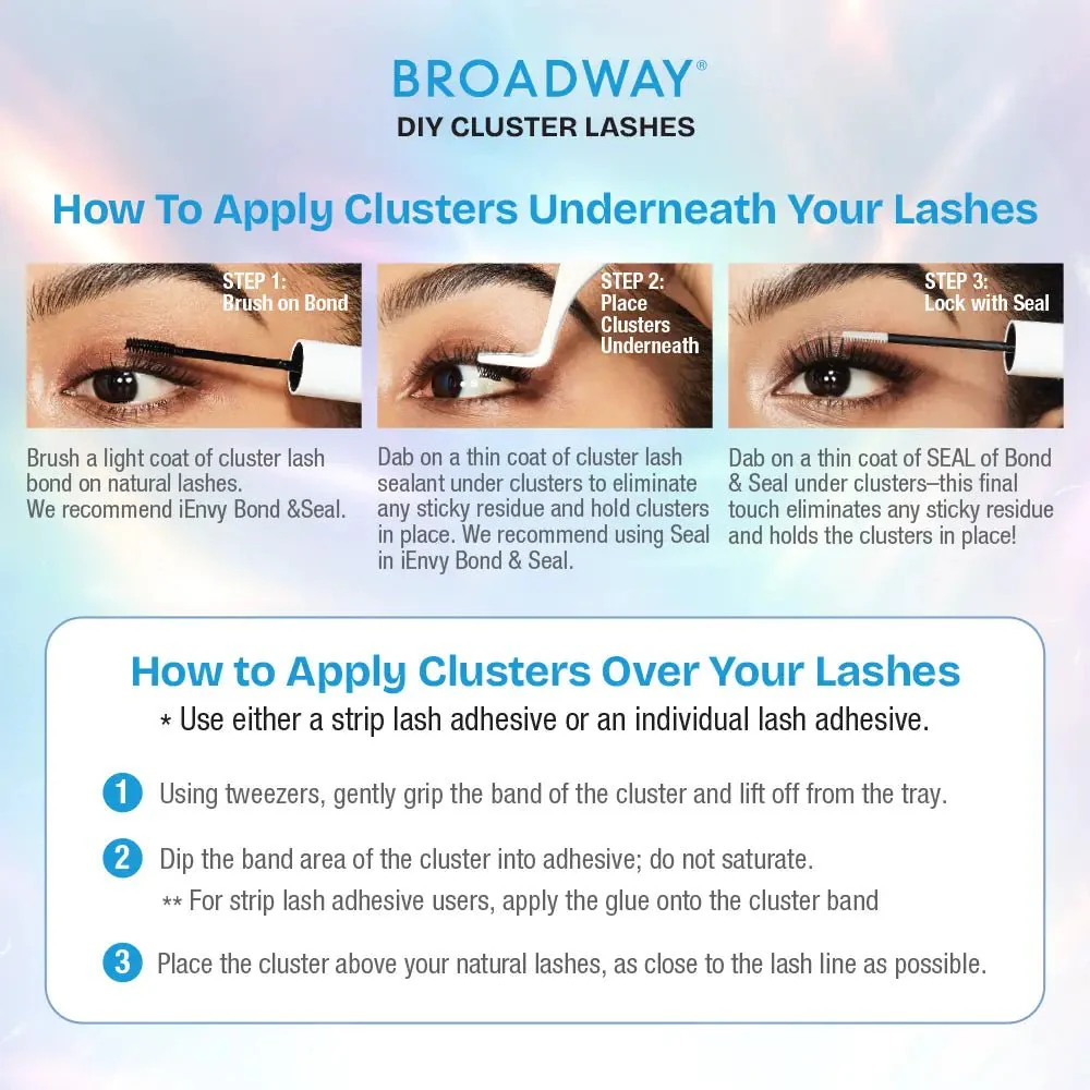 Broadway Volume DIY Cluster Lashes – 112pcs - Image 15