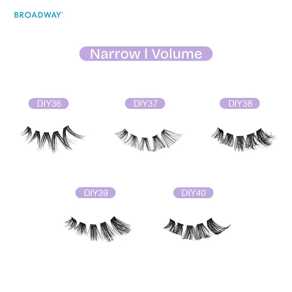 Broadway Volume DIY Cluster Lashes – 112pcs - Image 3