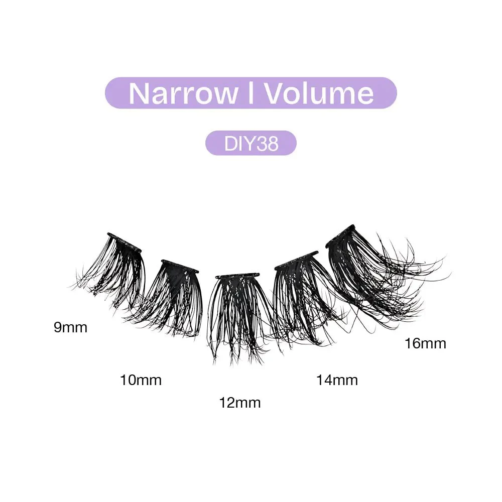 Broadway Volume DIY Cluster Lashes – 112pcs - Image 8