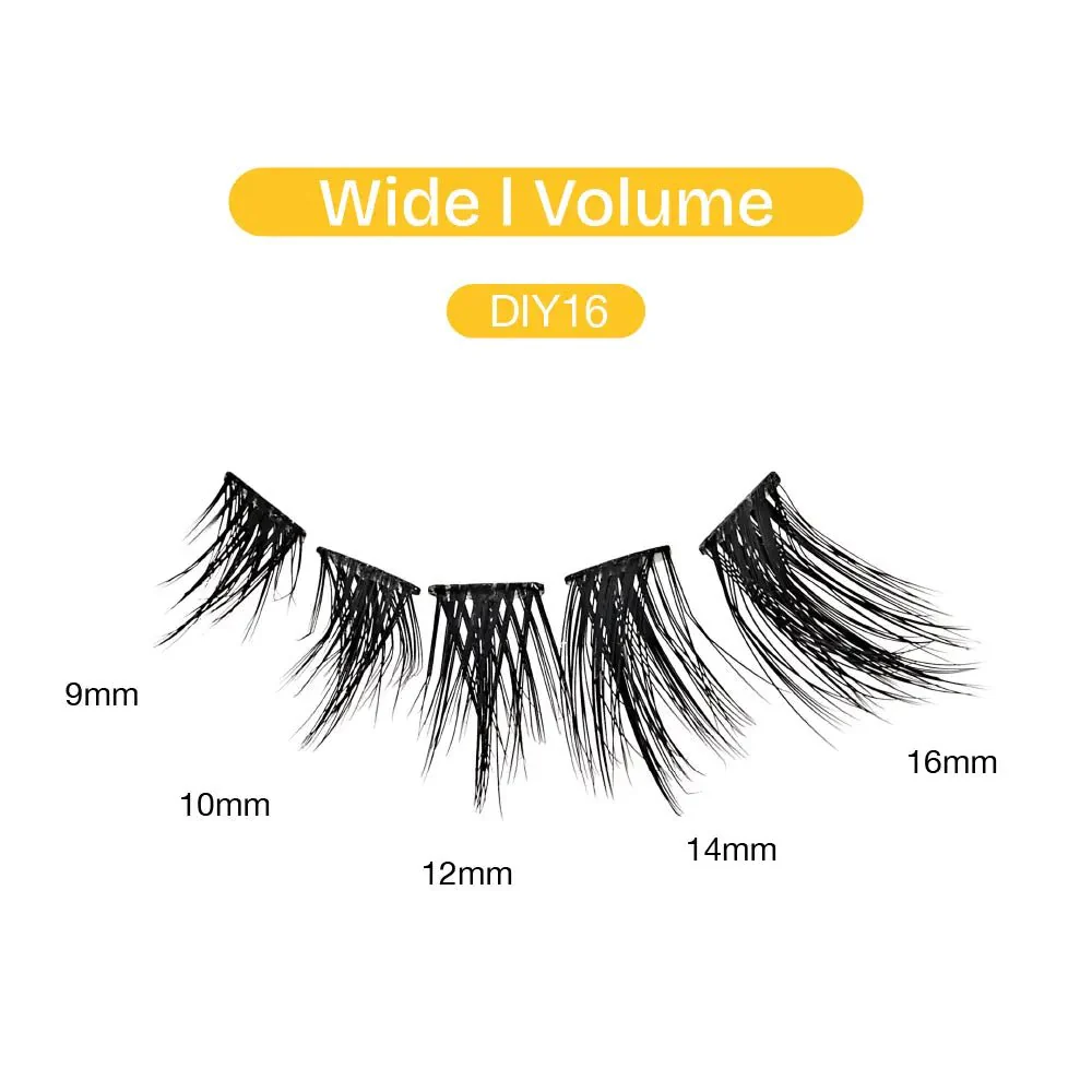 Broadway Volume DIY Cluster Lashes – Bold (56–84pcs) - Image 15