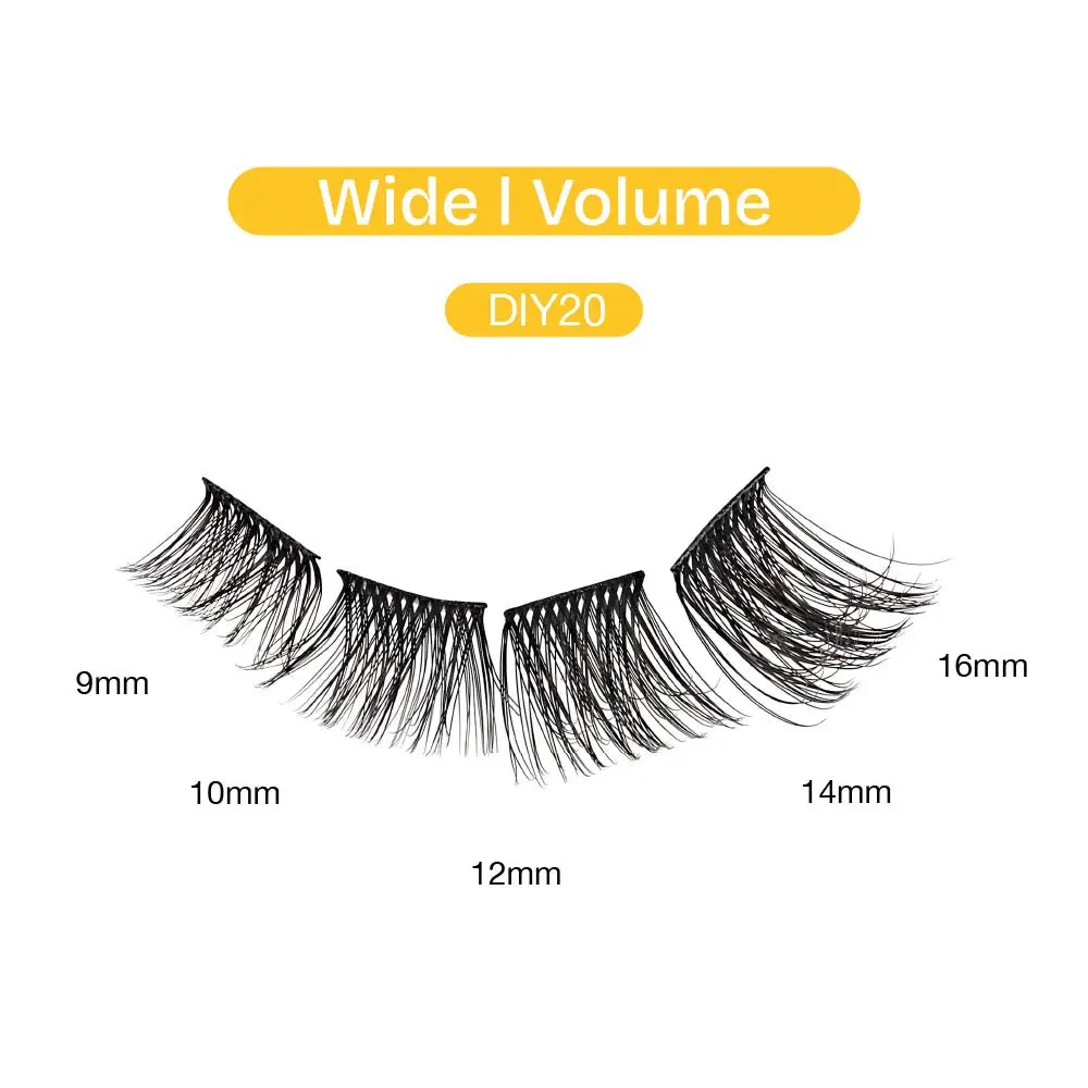Broadway Volume DIY Cluster Lashes – Bold (56–84pcs) - Image 23
